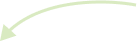 Curved arrow pointing left, pale green design element for orthodontics website navigation or direction indicator.