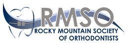 RMSO Rocky Mountain Society of Orthodontists logo with blue tooth and globe design